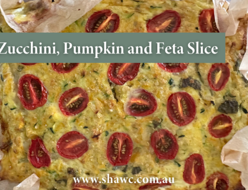 Healthy Zucchini, Pumpkin and Feta Slice